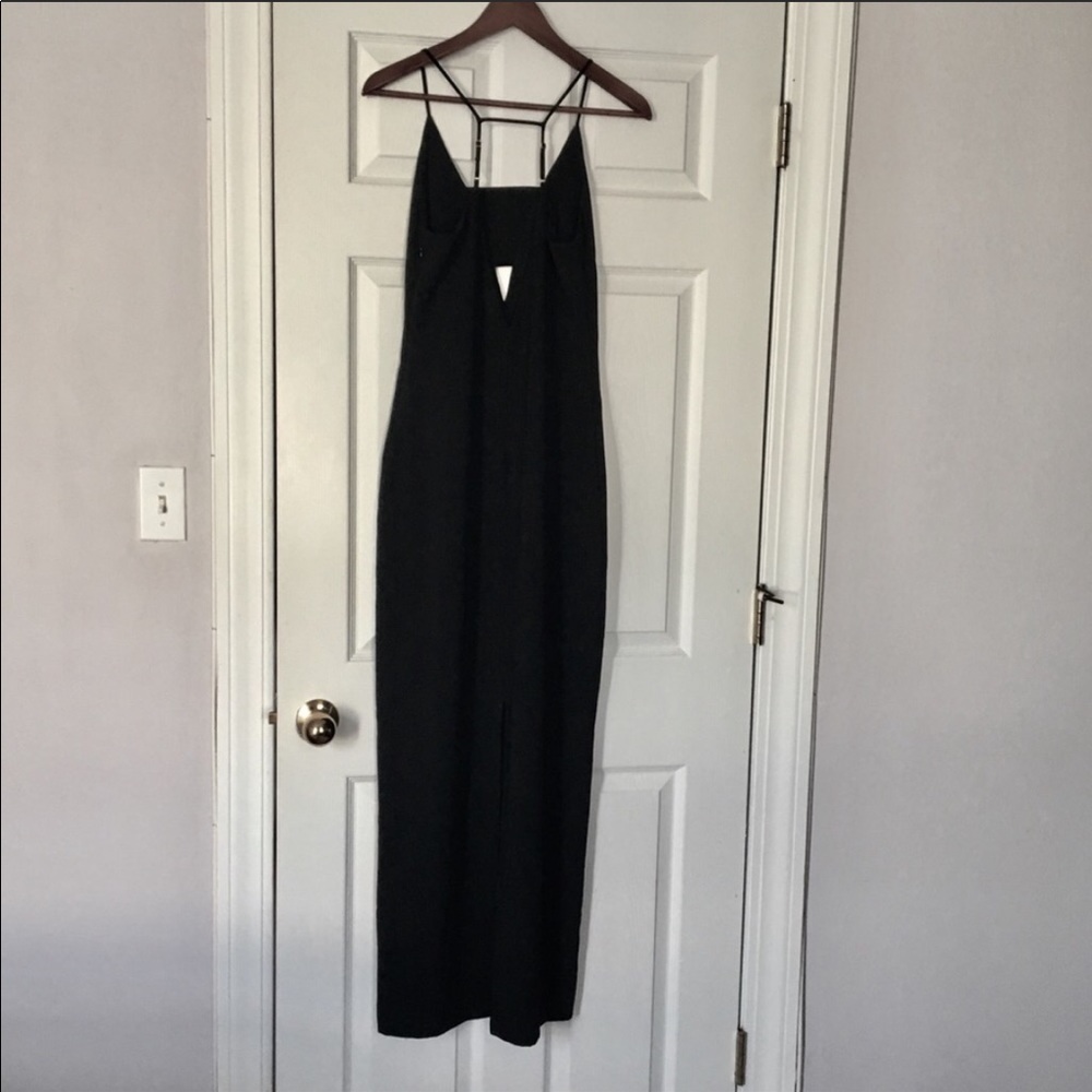 Black maxi dress